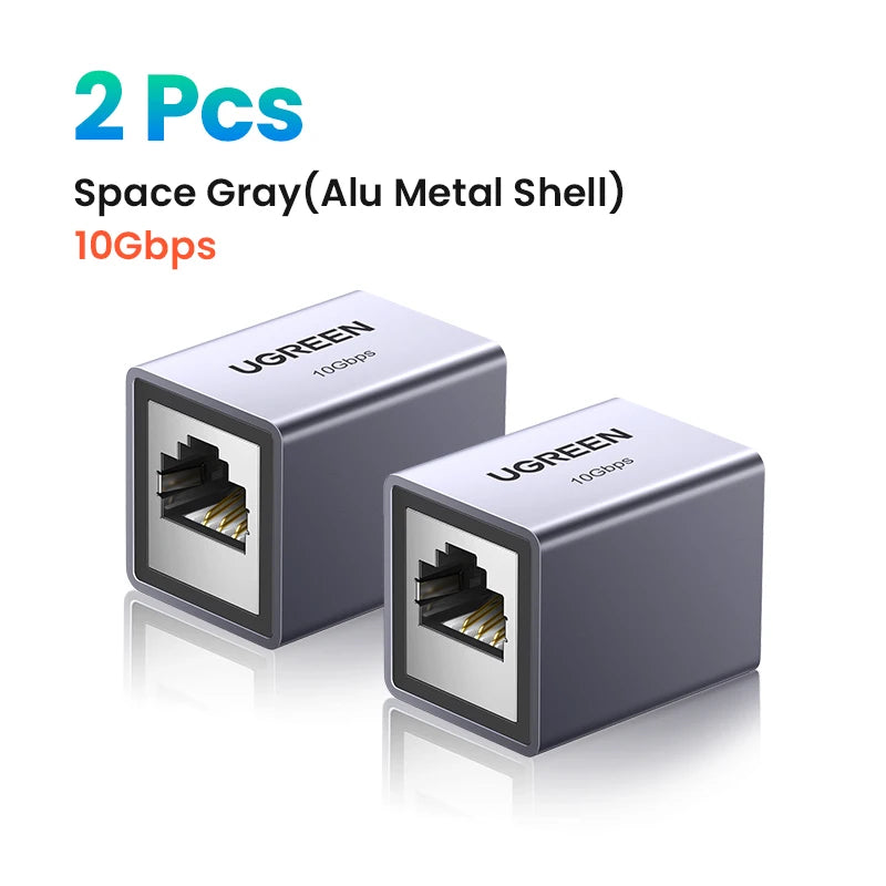 Cople RJ45 UGREEN hembra-hembra 10 Gbps