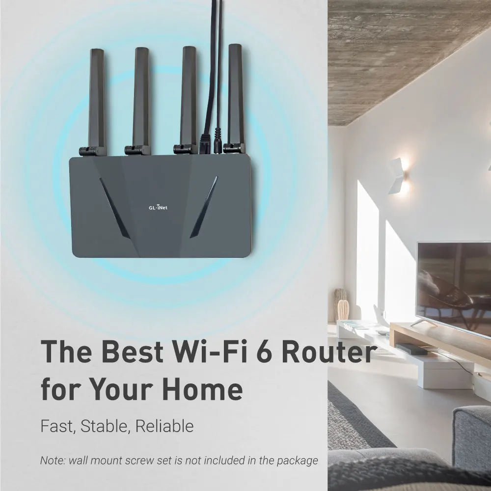 Router GL.iNet Flint AX1800 WiFi 6 (OpenWrt, VPN)