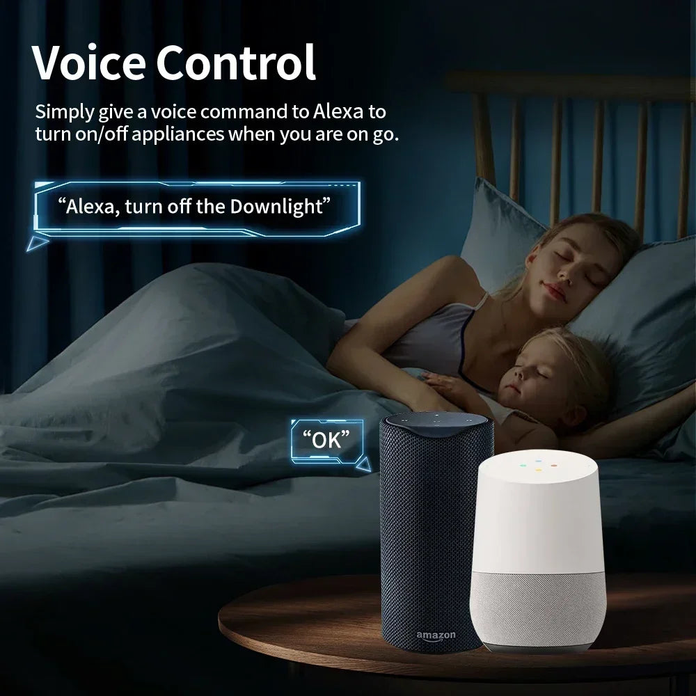 Enchufe inteligente WiFi Tuya con medidor de consumo