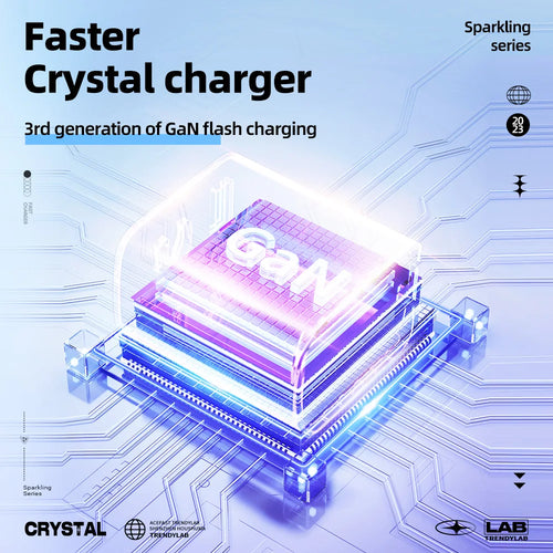 Cargador ACEFAST GaN 65W doble USB-C (enchufe US)