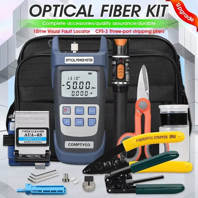 Kit FTTH AUA-6S: cortadora + power meter + VFL