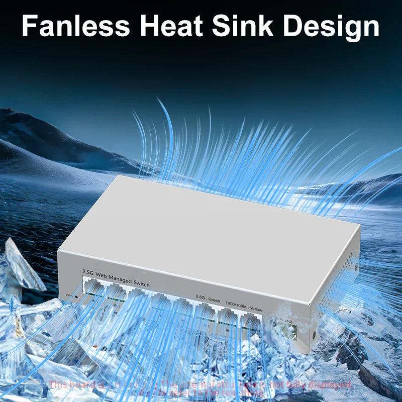 Switch administrable 8 puertos 2.5G + SFP+ 10G