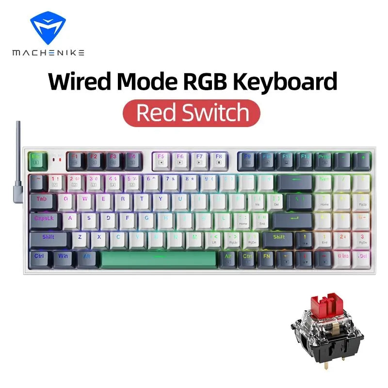 Teclado mecánico MACHENIKE K500 hot-swap RGB