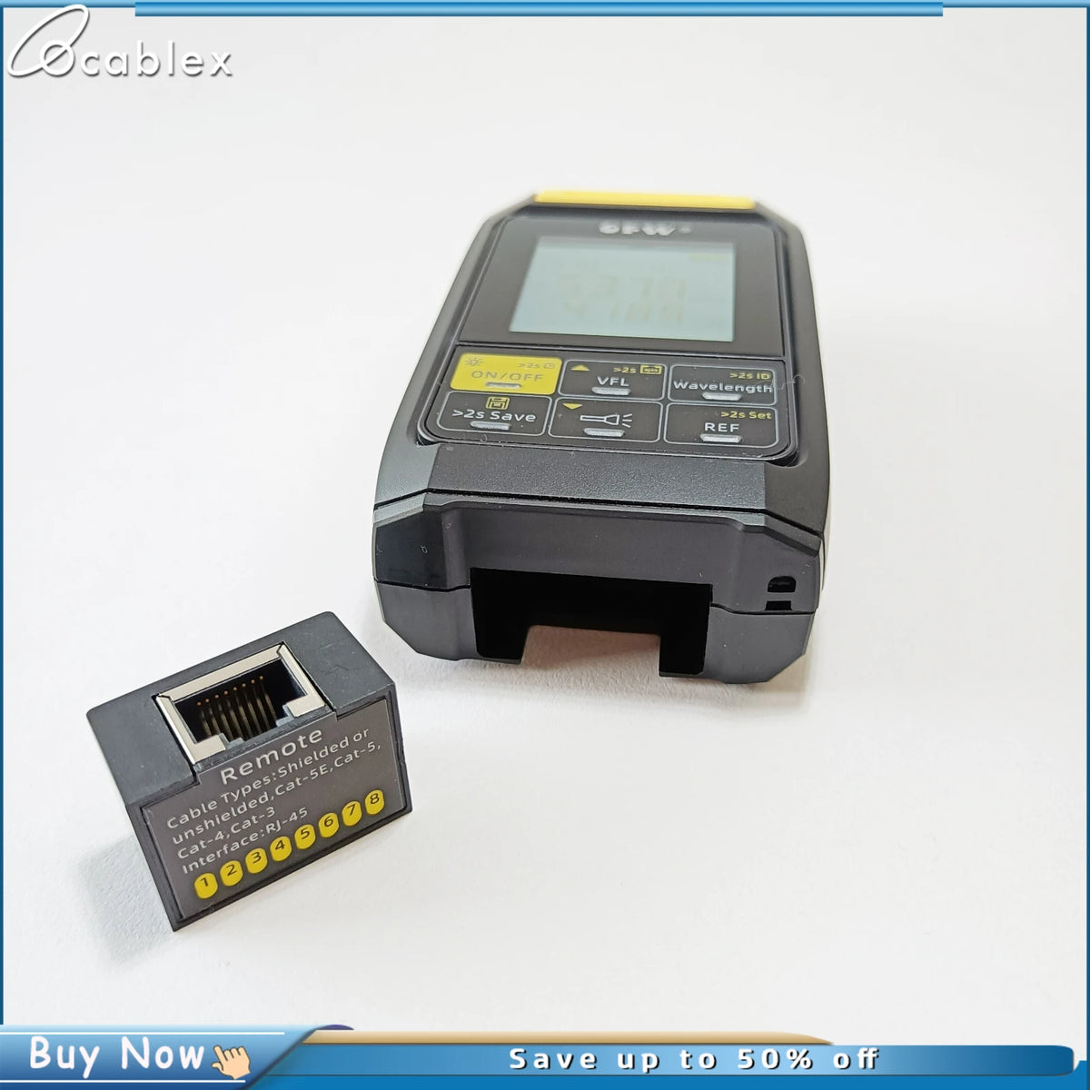 Power meter 4 en 1 recargable con VFL