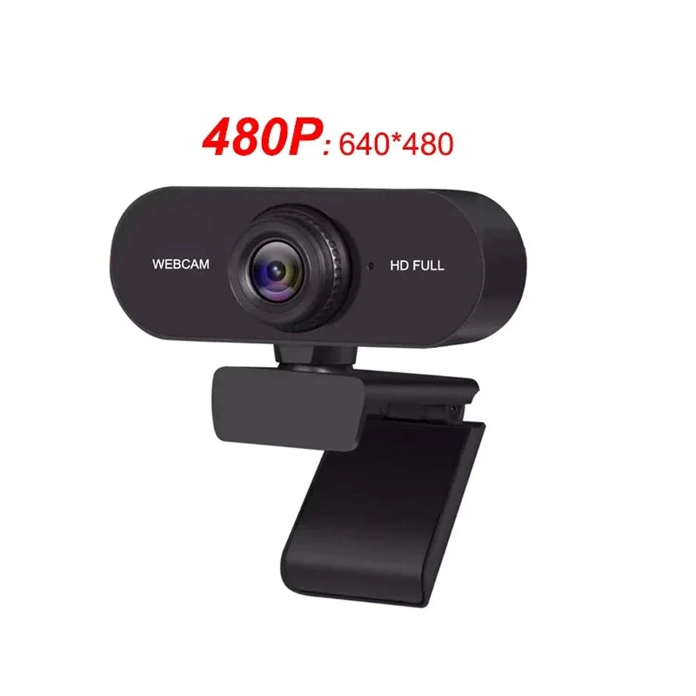 Webcam 2K / 1080p con micrófono y tapa de privacidad