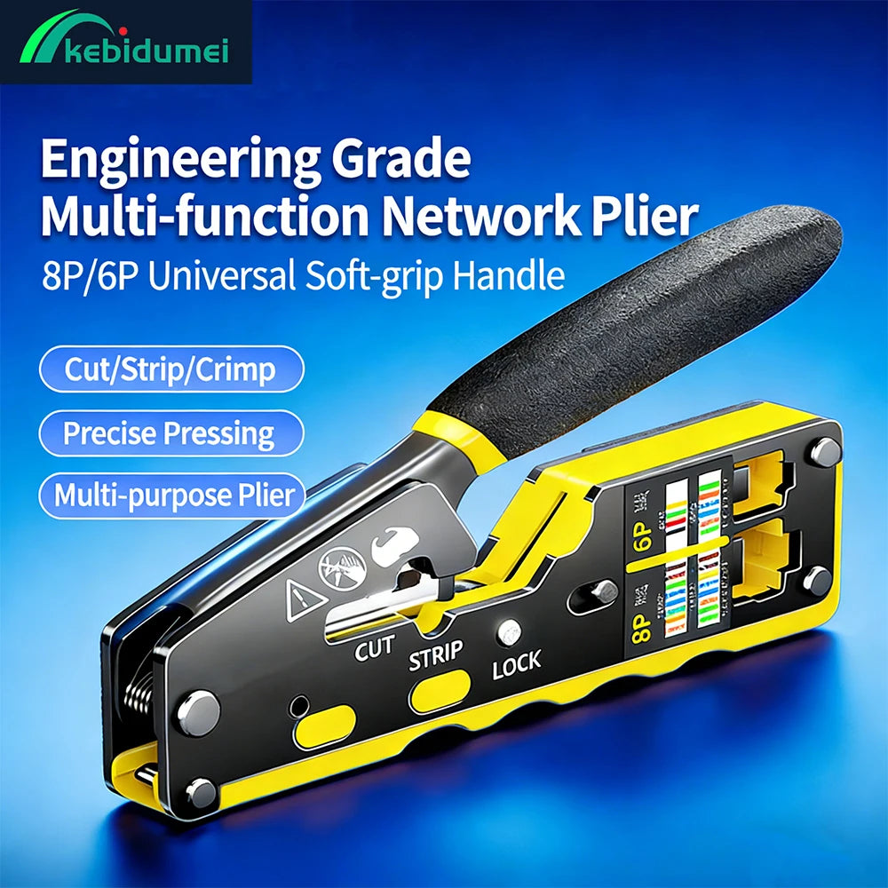 Crimpadora RJ45 pass-through profesional