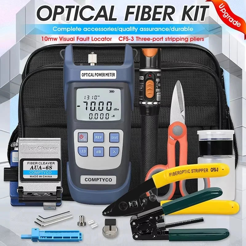 Kit FTTH AUA-6S: cortadora + power meter + VFL