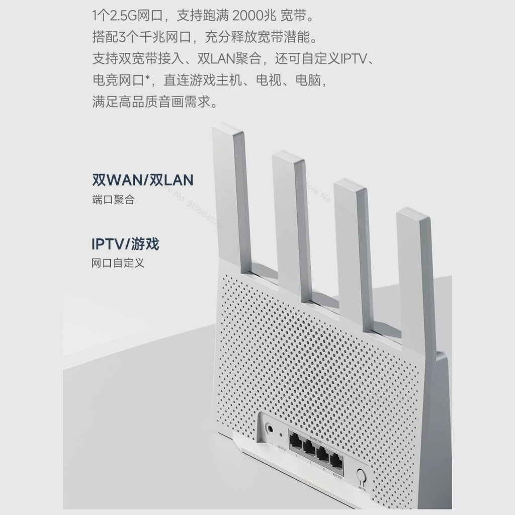 Router Xiaomi BE3600 WiFi 7 (mesh, gaming)