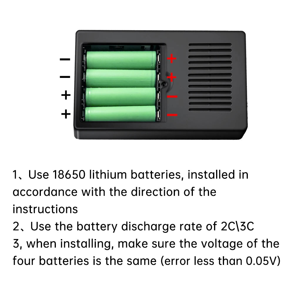 Mini UPS para router y módem de fibra (5V/9V/12V)