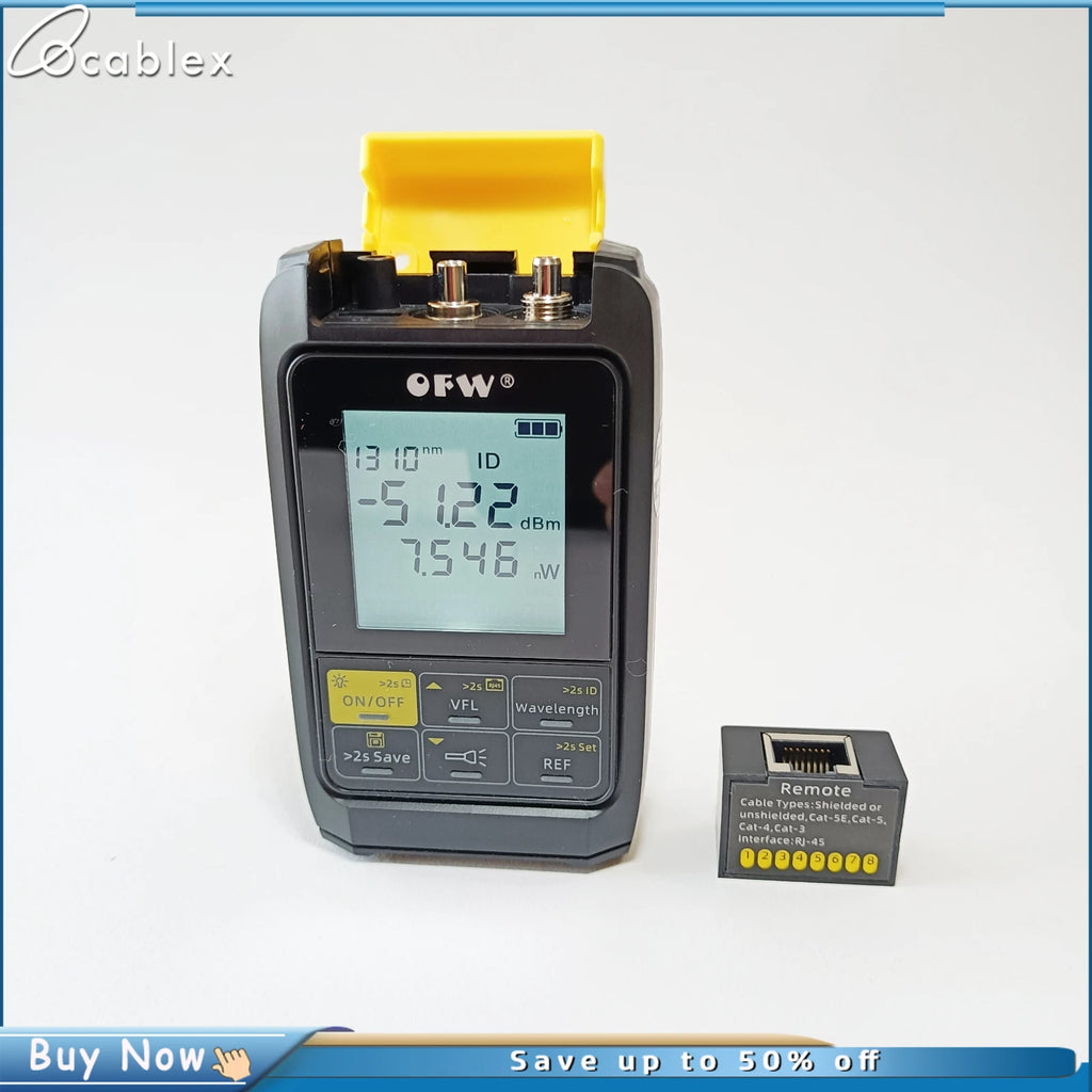 Power meter 4 en 1 recargable con VFL