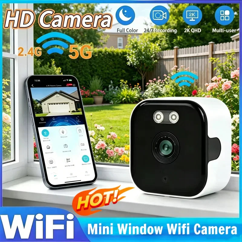 Cámara WiFi para ventana 3MP visión nocturna a color