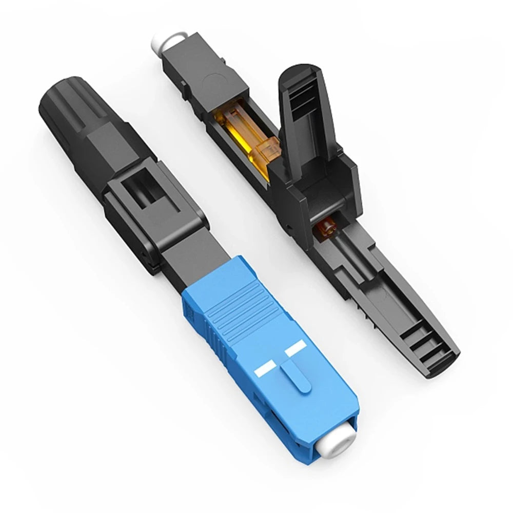 Conectores rápidos fibra SC APC/UPC AMPCOM (10 u)