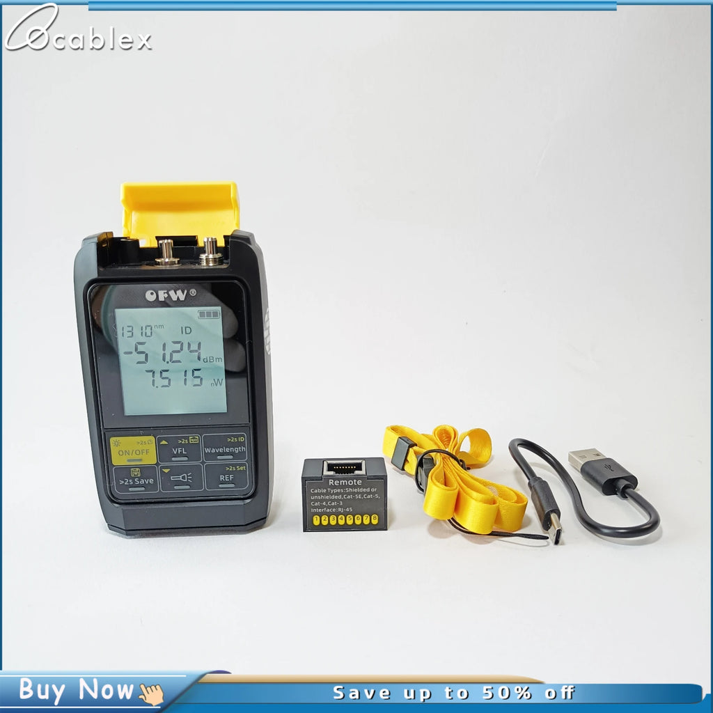 Power meter 4 en 1 recargable con VFL